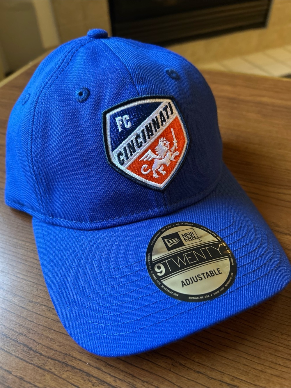 New Era 9TWENTY Adjustable FC Cincinnati Blue and Orange Baseball Cap